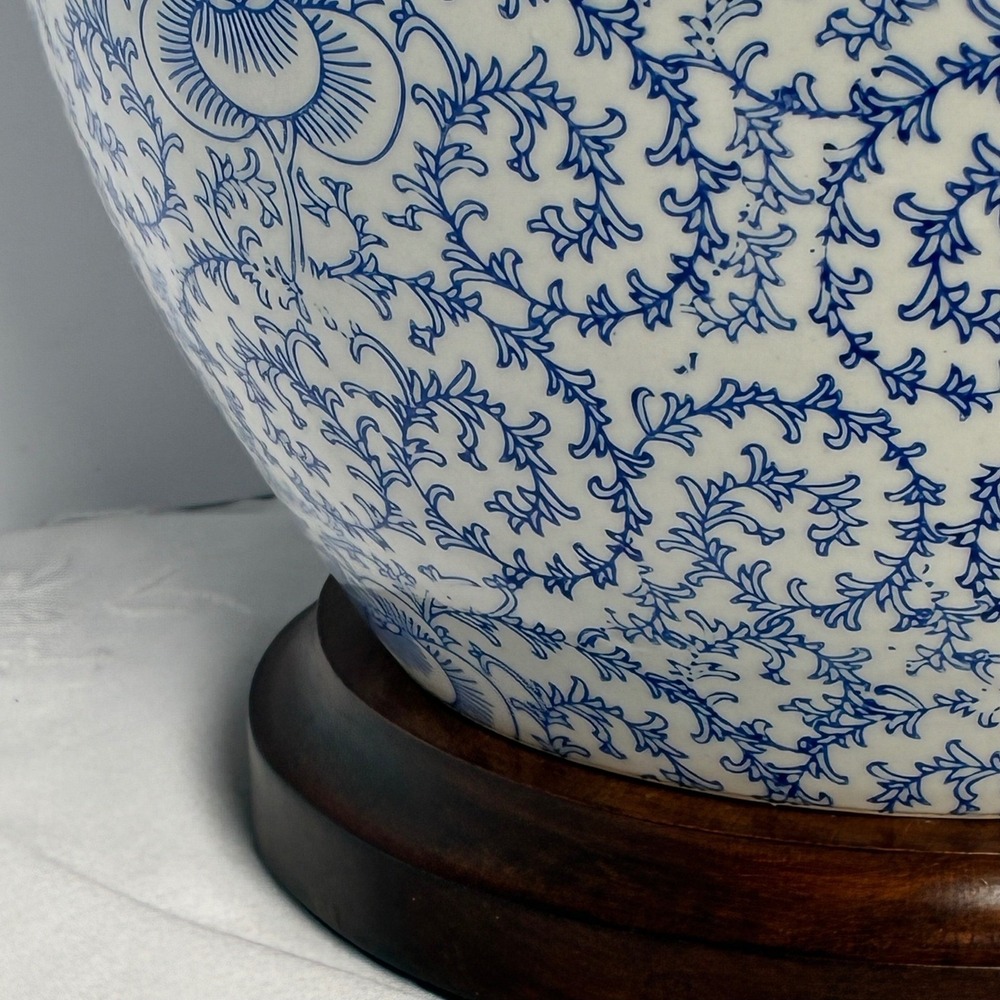 Lauren Ralph Lauren Table Lamp Ginger Jar Floral Grandmillenial Luxury Coastal - Picture 9 of 14